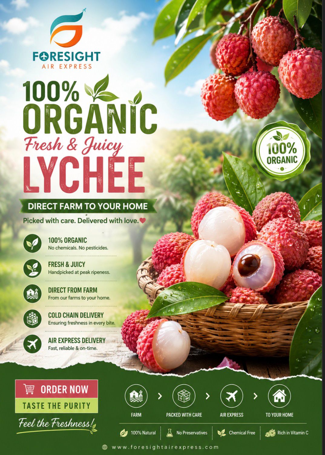Organic Lychee